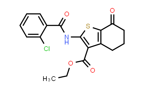 Ethyl 2-(2-chlorobenzamido)-7-oxo-4,5,6,7-tetrahydrobenzo[b]thiophene-3-carboxylate