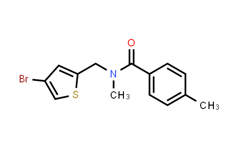n-((4-Bromothiophen-2-yl)methyl)-n,4-dimethylbenzamide