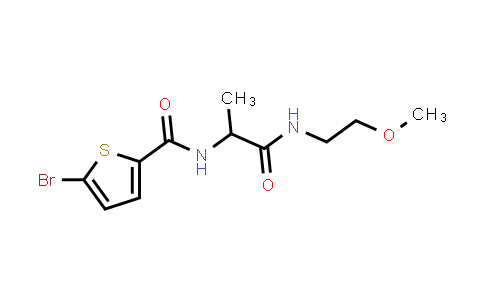 5-溴-N-(1-((2-甲氧基乙基)氨基)-1-氧代丙-2-基)噻吩-2-甲酰胺