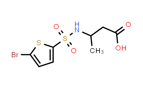 3-(5-Bromothiophene-2-sulfonamido)butanoic acid