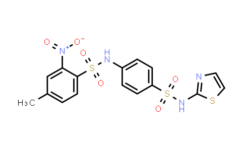 4-甲基-2-硝基-N-(4-(N-(噻唑-2-基)氨磺?；?苯基)苯磺酰胺