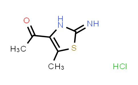 1-(2-亞胺-5-甲基-2,3-二氫噻唑-4-基)乙烷-1-酮鹽酸鹽