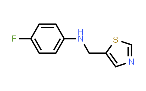 4-Fluoro-N-(thiazol-5-ylmethyl)aniline