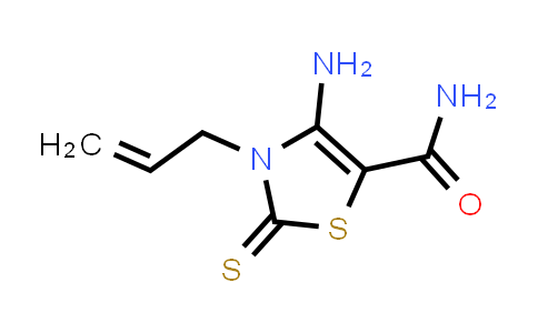 4-氨基-3-(丙-2-烯-1-基)-2-亞硫基-2,3-二氫-1,3-噻唑-5-甲酰胺