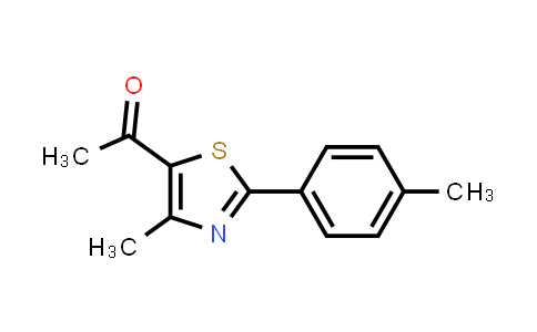1-[4-甲基-2-(4-甲基苯基)-1,3-噻唑-5-基]乙酮