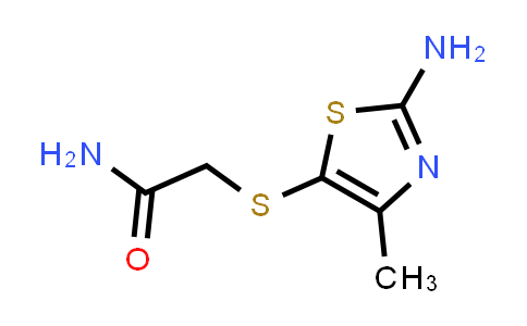2-[(2-amino-4-methyl-1,3-thiazol-5-yl)sulfanyl]acetamide