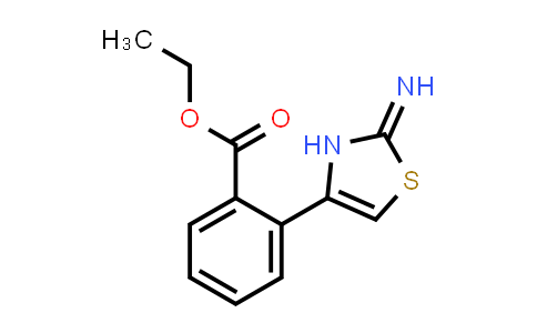 Ethyl 2-(2-imino-2,3-dihydrothiazol-4-yl)benzoate