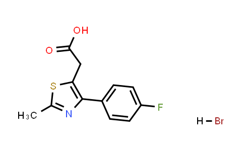 2-(4-(4-Fluorophenyl)-2-methylthiazol-5-yl)acetic acid hydrobromide
