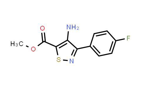 Methyl 4-amino-3-(4-fluorophenyl)-1,2-thiazole-5-carboxylate