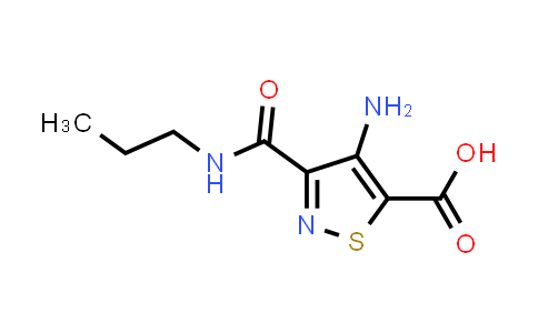 4-Amino-3-(propylcarbamoyl)isothiazole-5-carboxylic acid