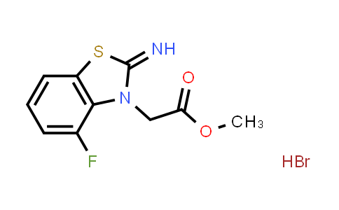 2-(4-氟-2-亚氨基苯并[d]噻唑-3(2H)-基)乙酸氢溴酸甲酯