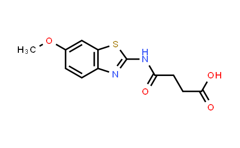 4-((6-甲氧基苯并[d]噻唑-2-基)氨基)-4-氧代丁酸