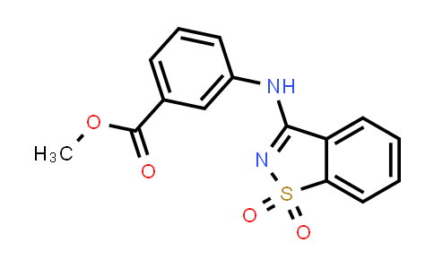 Methyl 3-((1,1-dioxidobenzo[d]isothiazol-3-yl)amino)benzoate