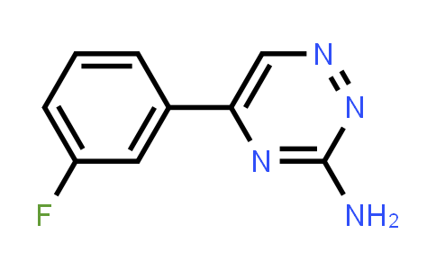 5-(3-Fluorophenyl)-1,2,4-triazin-3-amine
