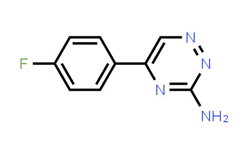 5-(4-Fluorophenyl)-1,2,4-triazin-3-amine