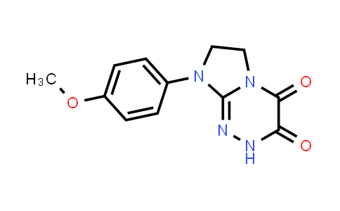 8-(4-甲氧基苯基)-2,6,7,8-四氫咪唑并[2,1-c][1,2,4]三嗪-3,4-二酮