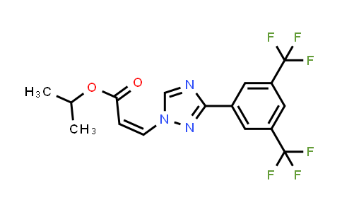 (Z)-3-(3-(3,5-双(三氟甲基)苯基)-1H-1,2,4-三唑-1-基)丙烯酸异丙酯