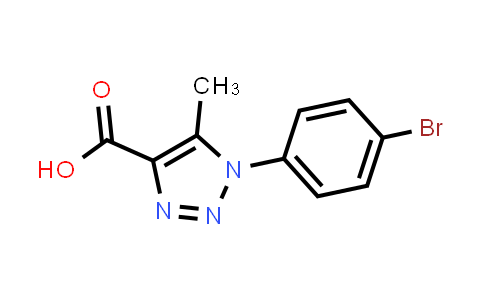 1-(4-溴苯基)-5-甲基-1H-1,2,3-三唑-4-羧酸