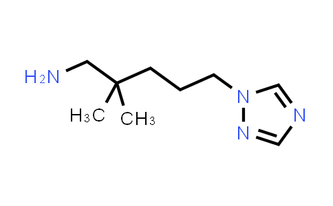 2,2-Dimethyl-5-(1h-1,2,4-triazol-1-yl)pentan-1-amine