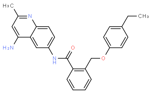 N-(4-amino-2-methylquinolin-6-yl)-2-((4-ethylphenoxy)methyl)benzamide