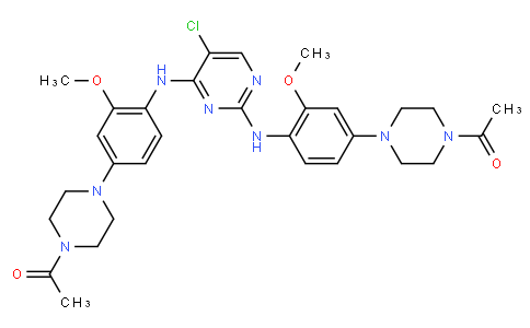 1,1'-(4,4'-(((5-chloropyrimidine-2,4-diyl)bis(azanediyl))bis(3-methoxy-4,1-phenylene))bis(piperazine-4,1-diyl))diethanone