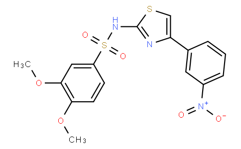 3,4-dimethoxy-N-(4-(3-nitrophenyl)thiazol-2-yl)benzenesulfonamide