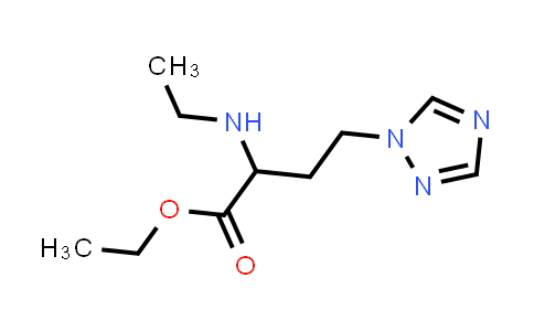 Ethyl 2-(ethylamino)-4-(1h-1,2,4-triazol-1-yl)butanoate