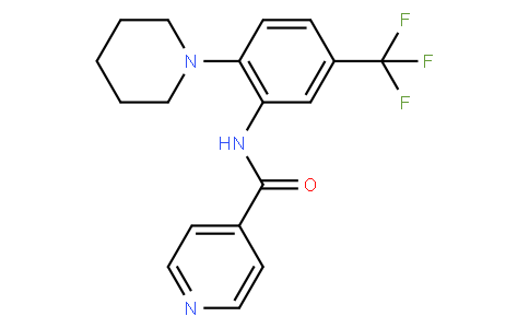N-(2-(piperidin-1-yl)-5-(trifluoromethyl)phenyl)isonicotinamide