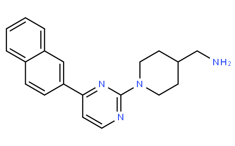 1-[4-(2-萘基)-2-嘧啶基]-4-哌啶甲胺