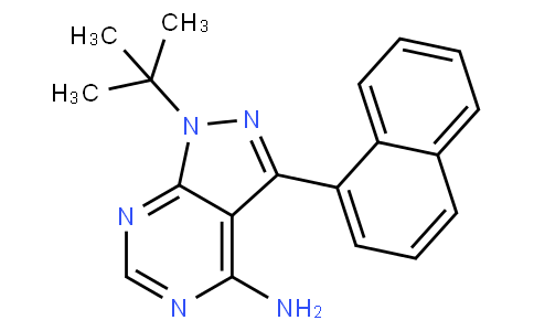 4 -氨基- 1 -叔丁基- 3 -(1' -萘基)吡唑并[3,4 - D]嘧啶