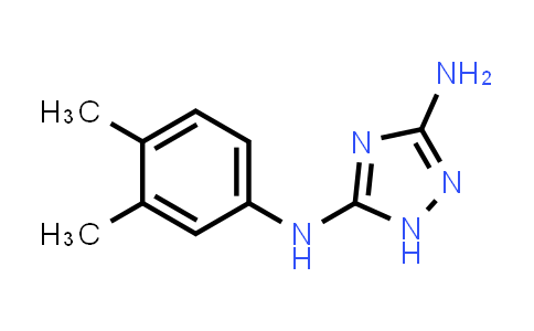 N5-(3,4-dimethylphenyl)-1H-1,2,4-triazole-3,5-diamine