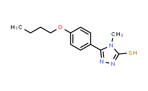 5-(4-丁氧基苯基)-4-甲基-4H-1,2,4-三唑-3-硫醇