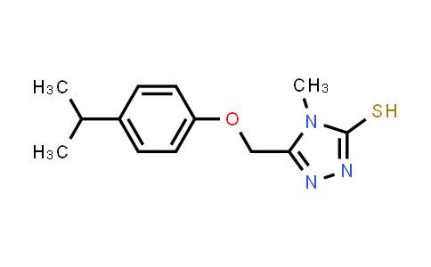 5-((4-Isopropylphenoxy)methyl)-4-methyl-4H-1,2,4-triazole-3-thiol