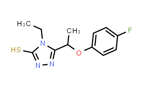 4-乙基-5-(1-(4-氟苯氧基)乙基)-4H-1,2,4-三唑-3-硫醇