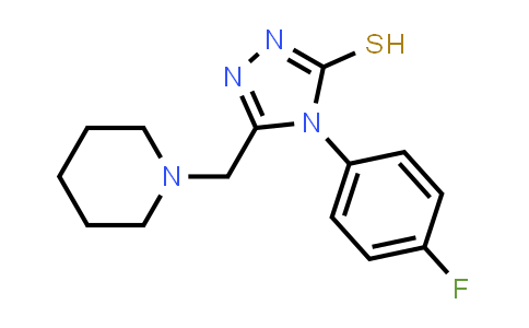 4-(4-Fluorophenyl)-5-(piperidin-1-ylmethyl)-4h-1,2,4-triazole-3-thiol
