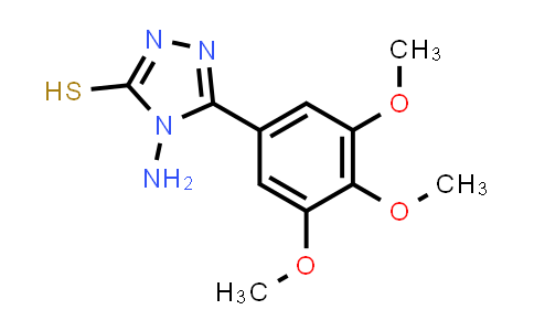 4-Amino-5-(3,4,5-trimethoxyphenyl)-4H-1,2,4-triazole-3-thiol