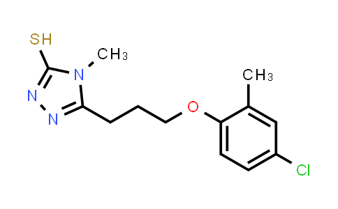 5-(3-(4-Chloro-2-methylphenoxy)propyl)-4-methyl-4H-1,2,4-triazole-3-thiol