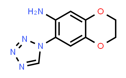 7-(1H-tetrazol-1-yl)-2,3-dihydrobenzo[b][1,4]dioxin-6-amine
