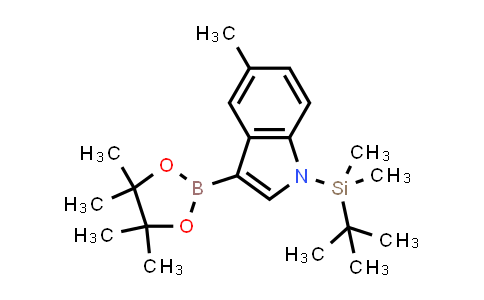 1-(Tert-butyldimethylsilyl)-5-methyl-3-(4,4,5,5-tetramethyl-1,3,2-dioxaborolan-2-yl)-1H-indole