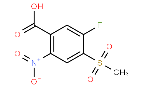 5-fluoro-4-(methylsulfonyl)-2-nitrobenzoic acid