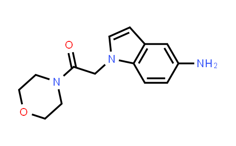 2-(5-Amino-1h-indol-1-yl)-1-(morpholin-4-yl)ethan-1-one