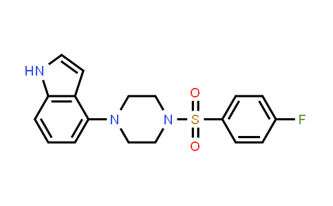 4-[4-(4-氟苯并磺?；?哌嗪-1-基]-1h-吲哚