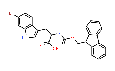 2-((((9H-芴-9-基)甲氧基)羰基)氨基)-3-(6-溴-1H-吲哚-3-基)丙酸