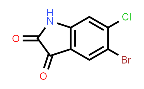 5-溴-6-氯-1H-吲哚-2,3-二酮