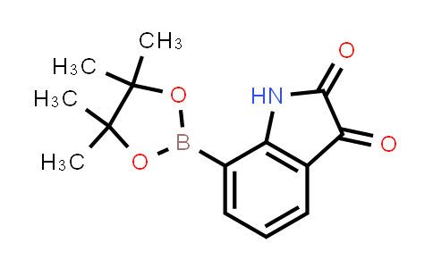 7-(四甲基-1,3,2-二氧杂硼环戊烷-2-基)-2,3-二氢-1H-吲哚-2,3-二酮