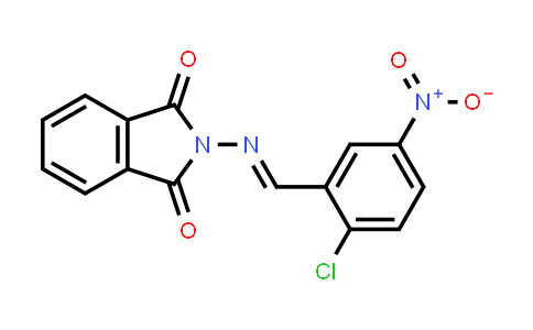 (E)-2-((2-氯-5-硝基苄亚基)氨基)异二氢吲哚-1,3-二酮