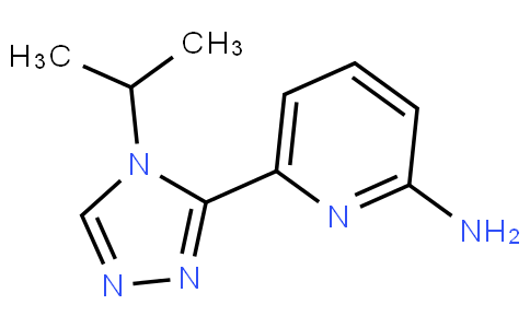6-(4-isopropyl-4H-1,2,4-triazol-3-yl)pyridin-2-amine