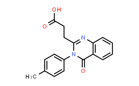 3-(4-氧代-3-(对甲苯基)-3,4-二氢喹唑啉-2-基)丙酸