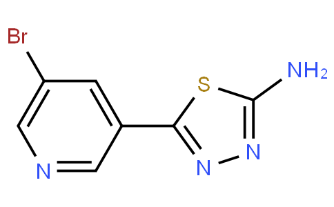 5-(5-bromopyridin-3-yl)-1,3,4-thiadiazol-2-amine