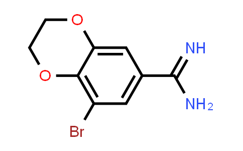 8-Bromo-2,3-dihydrobenzo[b][1,4]dioxine-6-carboximidamide